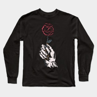 Hand and rose Long Sleeve T-Shirt